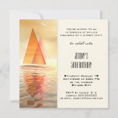 セーリングお祝い招待状カード 招待状 (裏面)