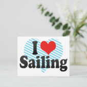 セーリングが大好き ポストカード (スタンド正面)
