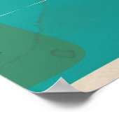 セーリングだ！ザンジバルのヴィンテージ旅行ポスター ポスター (角)