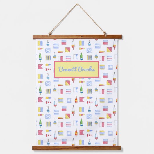 セーリングと航海のボーイズ 吊り下げ型タペストリー (正面)