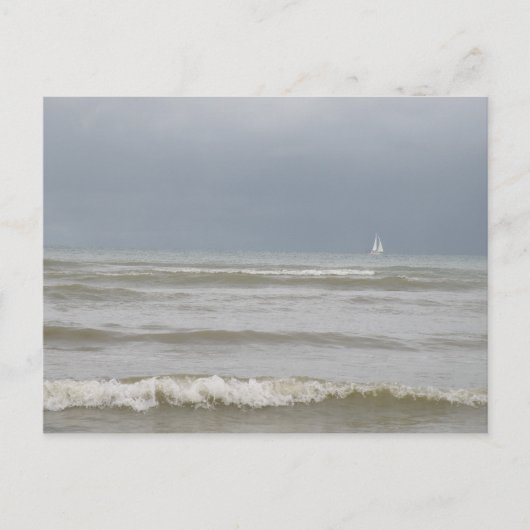 セーリングの絵はがき ポストカード (正面)