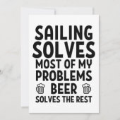 セーリングは私の問題のほとんどを解決する。 カード (正面)