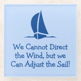 セーリングまたはヨットをテーマにした ガラスコースター