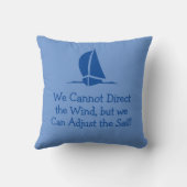セーリングまたはヨットをテーマにした クッション (裏面)