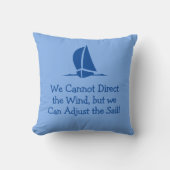 セーリングまたはヨットをテーマにした クッション (正面)