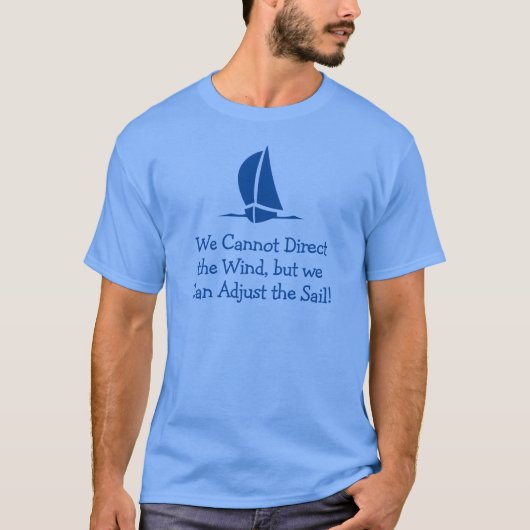 セーリングまたはヨットテーマ Tシャツ (正面)