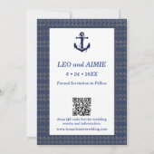 セーリングもしフラットデイトカードを保存したい セーブザデート (裏面)