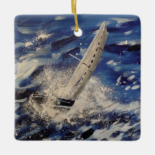 セーリングアートオーナメント セラミックオーナメント (正面)