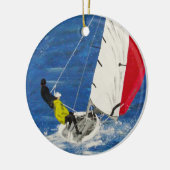 セーリングアートセラミックオーナメント セラミックオーナメント (左)