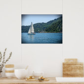 セーリングイタリアンザリビエラ – Portofino ポスター (キッチン)