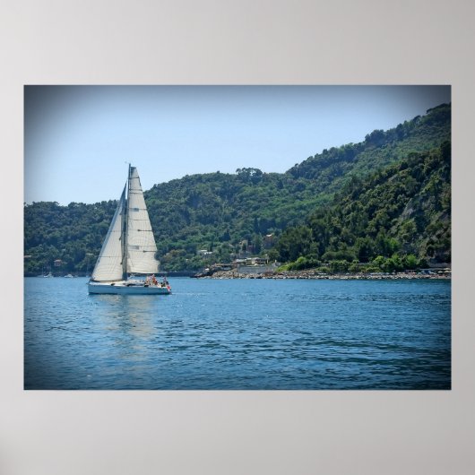 セーリングイタリアンザリビエラ – Portofino ポスター (正面)