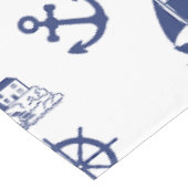 セーリングイラストレーションNavy Blue+White テーブルクロス (アングル)