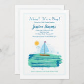 セーリングインザサンシャイン招待状 招待状 (正面/裏面)