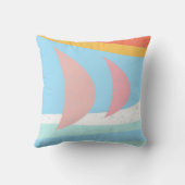 セーリングインザサンセットパステルプリント クッション (裏面)