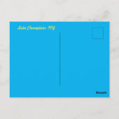 セーリングオンレイクシャンプレーン ポストカード (裏面)