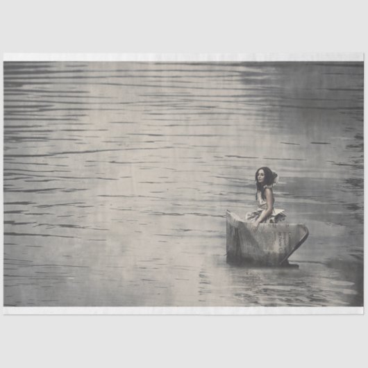 セーリングオンワード – 家具デコページ紙 薄葉紙 (正面)