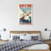 セーリングカップルすべてがキャンバスを殺す キャンバスプリント (インサイチュ (寝室))