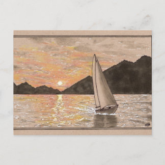セーリングガルフ諸島/サンフアン諸島/バウンダリーパ ポストカード