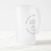 セーリングクラブトロフィスコフロストグラスビアマグ フロストグラスビールジョッキ (正面右)