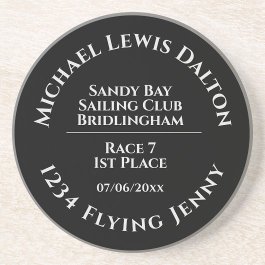 セーリングクラブトロフィスサンドストーン コースター (正面)