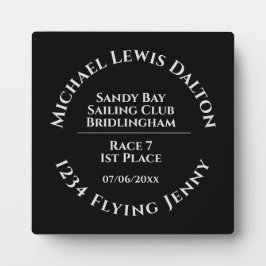 セーリングクラブトロフィー フォトプラーク