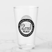 セーリングクラブヨットレース2ndプレイスガラス タンブラーグラス (正面)
