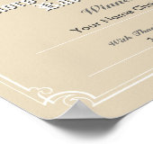 セーリングクラブ競技優勝者の証明書 ポスター (角)