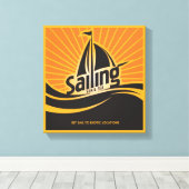 セーリングサンアンドシー キャンバスプリント (インサイチュ (ウッドフロア))