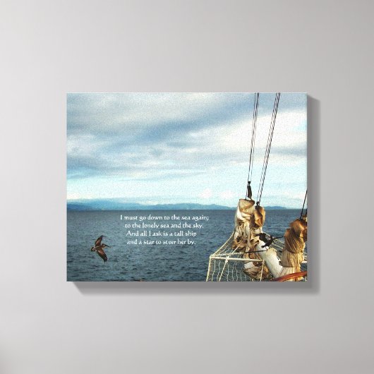 セーリングザコーストシーフィーバープリント キャンバスプリント (正面)