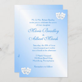 セーリングシアターテーマ結婚式招待状 招待状