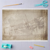 セーリングシップ家具デカップージティッシュペーパー 薄葉紙 (クラフト)