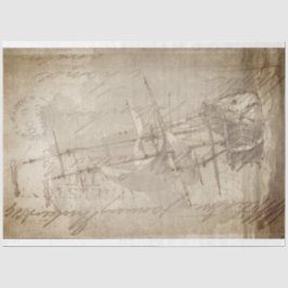 セーリングシップ家具デカップージティッシュペーパー 薄葉紙