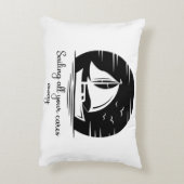 セーリングシップ帆船ヨット感動的引用文 アクセントクッション (裏面(縦))