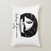 セーリングシップ帆船ヨット感動的引用文 アクセントクッション (正面(垂直))