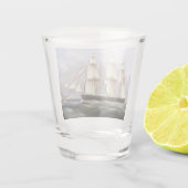 セーリングシップWoollomooloo 1850 ショットグラス (裏面)