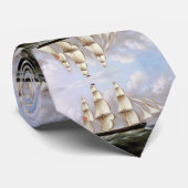 セーリングシップWoollomooloo 1850 ネクタイ (ロール)