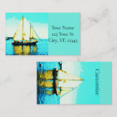 セーリングスクーナーサンダーコーブ 名刺 (正面/裏面)
