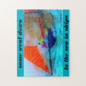 セーリングスクーナージグソーパズル ジグソーパズル (縦)