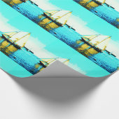 セーリングスクーナーズラッピング紙 ラッピングペーパー (角)