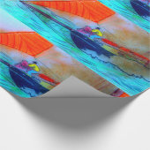 セーリングスクーナー船のラッピング紙 ラッピングペーパー (角)