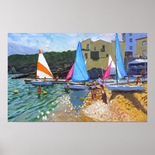 セーリングスクールcalella de palafrughall costa ポスター (正面)