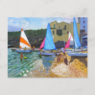 セーリングスクールcalella de palafrughall costa ポストカード