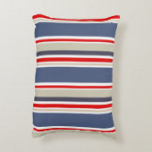 セーリングストライプとラブハート ネイビー アクセントクッション (裏面(縦))