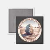 セーリングストーンデスバレーカリフォルニア マグネット (正面/裏面)