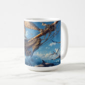 セーリングスループジョンB背の高い船v2.0 コーヒーマグカップ (正面右)