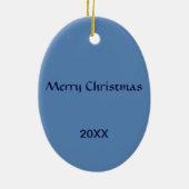 セーリングセイボートオーバルオーナメント セラミックオーナメント (裏面)