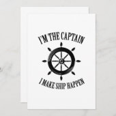 セーリングセーリングボートのギフト私はセーリングボートである (正面/裏面)