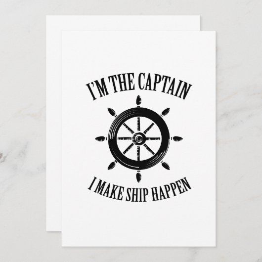 セーリングセーリングボートのギフト私はセーリングボートである (正面/裏面)