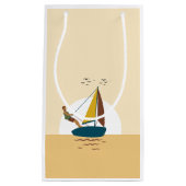 セーリングセーリングボートカスタム抱き枕 スモールペーパーバッグ (正面)