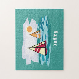 セーリングセーリングボートデザインジグソーパズル ジグソーパズル